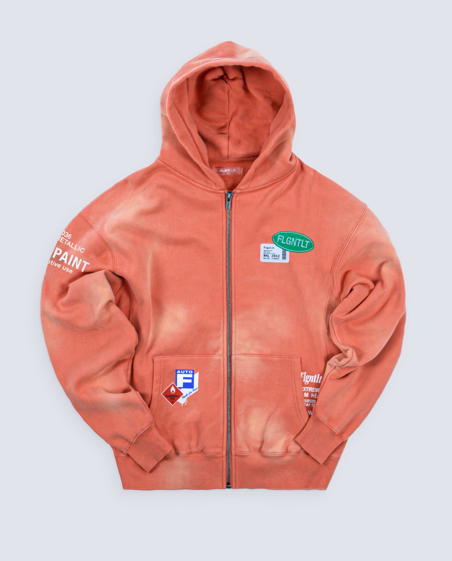 FLGNTLT Salmon Zip Hoodie